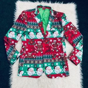 Ugly Christmas Holiday Novelty Blazer